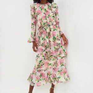 Gossamer Pink Hydrangea Sasha Dress, Small, NWT